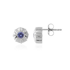 Boucles d'oreilles en argent et Tanzanite