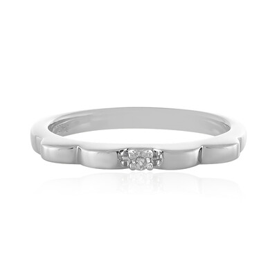 Bague en argent et Diamant I4 (J)