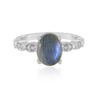 Bague en argent et Labradorite