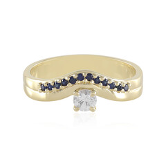 Bague en or et Saphir blanc (Adela Gold)