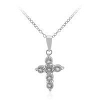 Collier en argent et Topaze blanche