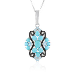 Collier en argent et Turquoise arizona