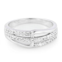 Bague en argent et Saphir blanc