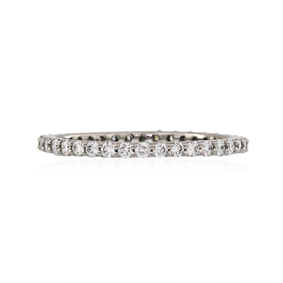 Bague en platine et Diamant Flawless (F) (LUCENT DIAMONDS)