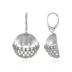 Boucles d'oreilles en argent et Alexandrite (SAELOCANA)