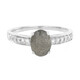 Bague en argent et Labradorite