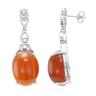 Boucles d'oreilles en argent et Aragonite de Capillitas