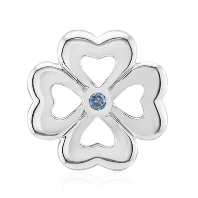 Charm en argent et Topaze bleu Suisse (Annette)