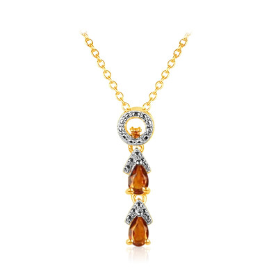 Collier en argent et Citrine Madère