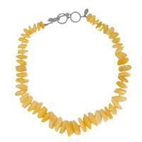 Collier en argent et Quartzite jaune (Dallas Prince Designs)