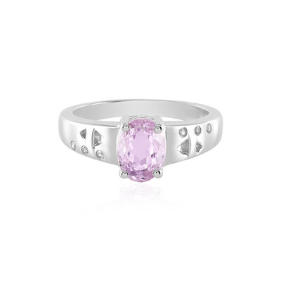 Bague en argent et Kunzite