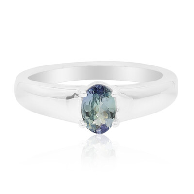 Bague en argent et Tanzanite non chauffée