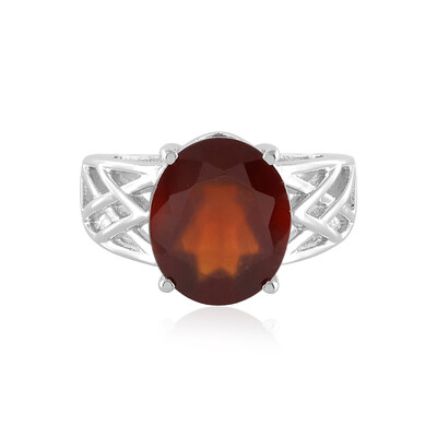 Bague en argent et Grenat Hessonite