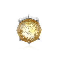 Pendentif en argent et Citrine