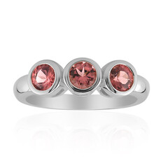 Bague en argent et Tourmaline rose du Brésil  (Pallanova)