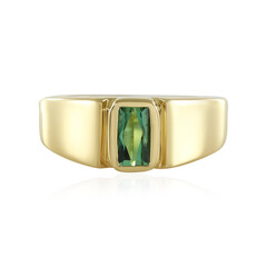 Bague en argent et Tourmaline verte de Benedito(Adela Silber)