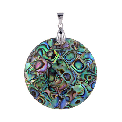 Pendentif en argent et Coquillage d'Abalone