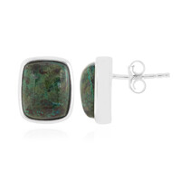 Boucles d'oreilles en argent et Chrysocolle