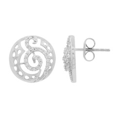 Boucles d'oreilles en or et Diamant SI1 (H)