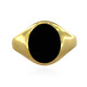 Bague en argent et Onyx noir