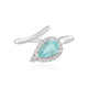 Bague en argent et Apatite bleue