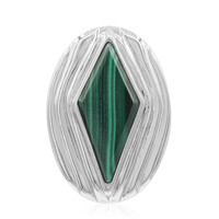 Pendentif en argent et Malachite