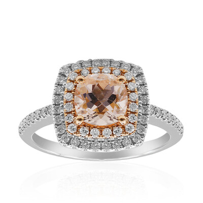 Bague en or et Morganite AAA (CIRARI)