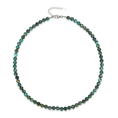 Collier en argent et Chrysocolle