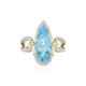 Bague en or et Topaze bleu Suisse (SUHANA)