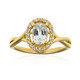 Bague en or et Saphir blanc (CIRARI)