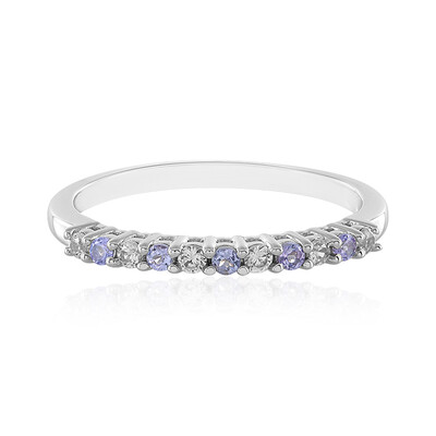 Bague en argent et Tanzanite