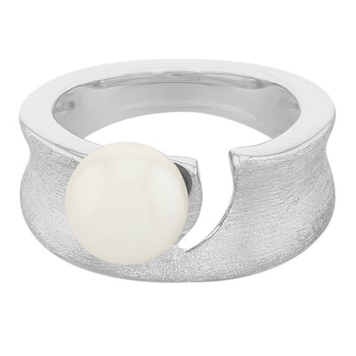 Bague en argent et Perle d'Akoya (MONOSONO COLLECTION)