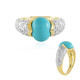 Bague en argent et Turquoise Sleeping Beauty