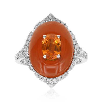 Bague en or et Grenat mandarine (Smithsonian)