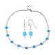 Parure en argent et Agate bleue