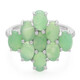 Bague en argent et Chrysoprase impériale