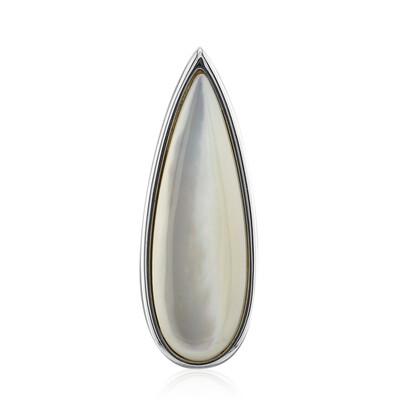 Pendentif en argent et Nacre (MONOSONO COLLECTION)