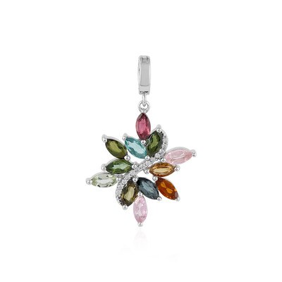 Pendentif en argent et Tourmaline