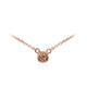 Collier en or et Diamant rose de France VS1 d'Argyle (Annette)