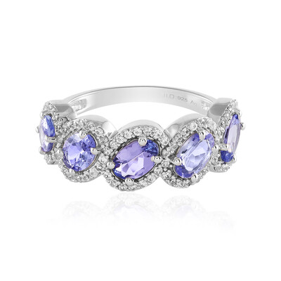 Bague en argent et Tanzanite