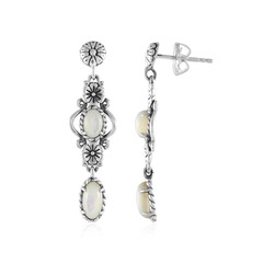 Boucles d'oreilles en argent et Nacre (Desert Chic)