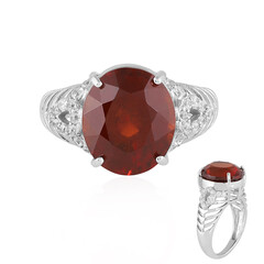 Bague en or et Grenat Hessonite