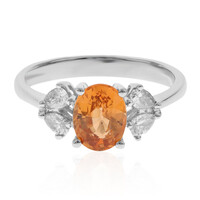 Bague en or et Grenat mandarine (CIRARI)