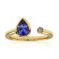 Bague en or et Tanzanite AAA (CIRARI)