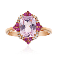 Bague en or et Morganite AAA (CIRARI)