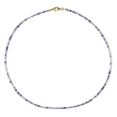 Collier en argent et Fluorite