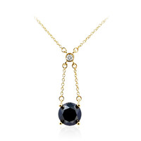 Collier en or et Diamant noir (de Melo)