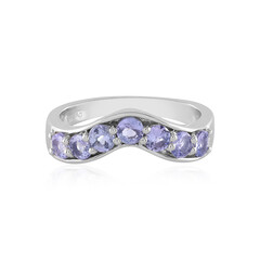 Bague en argent et Tanzanite