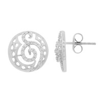 Boucles d'oreilles en or et Diamant SI1 (H)