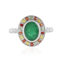 Bague en argent et Emeraude de Socoto